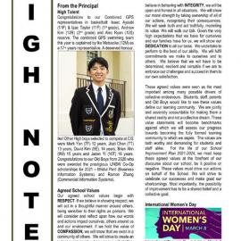 High Notes, Vol 22 No 6, 12 March 2021