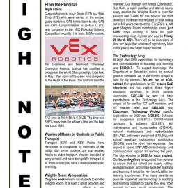 High Notes, Vol 22 No 7, 19 March 2021