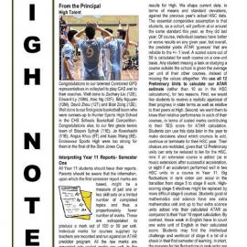 High Notes, Vol 22 No 18, 18 June 2021