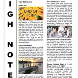 High Notes, Vol 22 No 29, 17 September 2021
