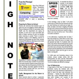 High Notes, Vol 22 No 31, 15 October 2021