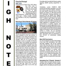 High Notes, Vol 22 No 32, 22 October 2021