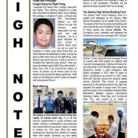 High Notes, Vol 23 No 3, 18 February 2022