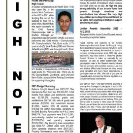 High Notes, Vol 23 No 4, 25 February 2022