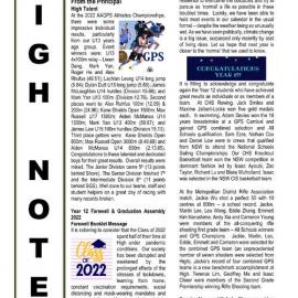 High Notes, Vol 23 No 30, 23 September 2022