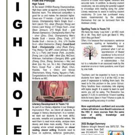 High Notes, Vol 24 No 7, 17 March 2023