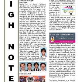 High Notes, Vol 24 No 28, 8 September 2023