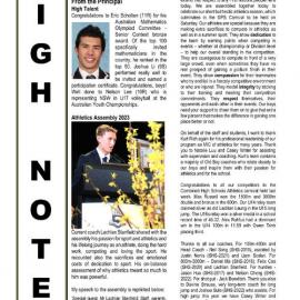 High Notes, Vol 24 No 29, 15 September 2023