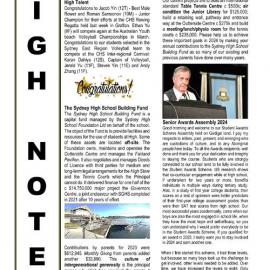 High Notes, Vol 25 No 4, 23 February 2024