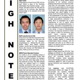 High Notes, Vol 25 No 5, 1 March 2024