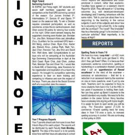 High Notes, Vol 25 No 9, 28 March 2024