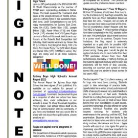 High Notes, Vol 25 No 14, 17 May 2024