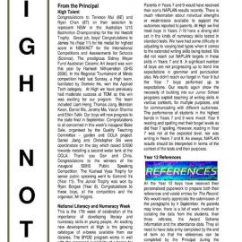 High Notes, Vol 16 No 4, 28 August 2015