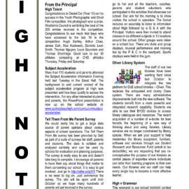 High Notes, Vol 16 No 5, 4 September 2015