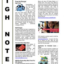 High Notes, Vol 16 No 9, 9 October 2015