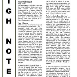 High Notes, Vol 16 No 11, 23 October 2015