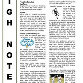 High Notes, Vol 16 No 17, 4 December 2015