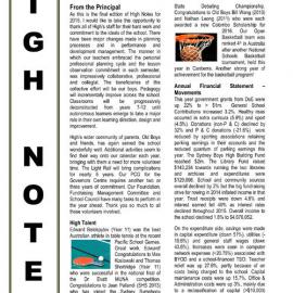 High Notes, Vol 16 No 18, 11 December 2015