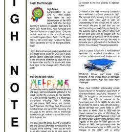 High Notes, Vol 16 No 19, 6 February 2015