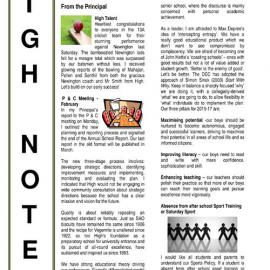 High Notes, Vol 16 No 20, 13 February 2015