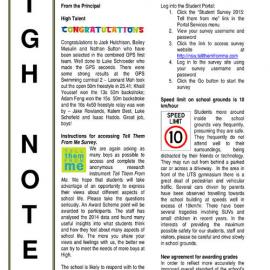 High Notes, Vol 16 No 23, 6 March 2015