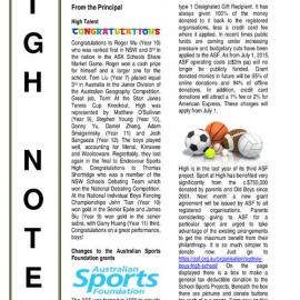High Notes, Vol 16 No 33, 29 May 2015