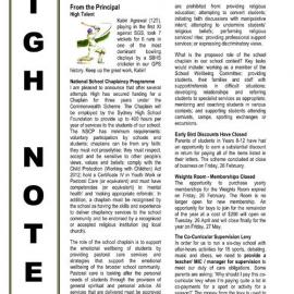 High Notes, Vol 17 No 4, 26 February 2016