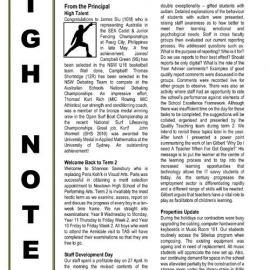 High Notes, Vol 17 No 11, 29 April 2016