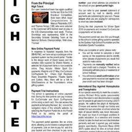 High Notes, Vol 17 No 14, 20 May 2016