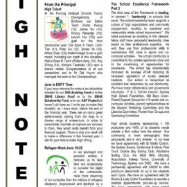 High Notes, Vol 17 No 19, 24 June 2016
