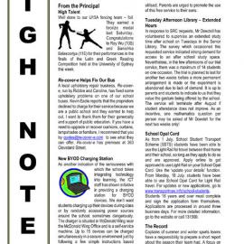 High Notes, Vol 17 No 23, 5 August 2016