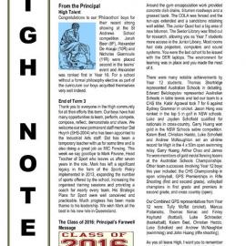 High Notes, Vol 17 No 30, 23 September 2016