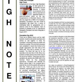 High Notes, Vol 17 No 36, 25 November 2016