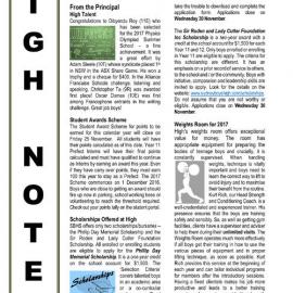 High Notes, Vol 17 No 37, 4 November 2016