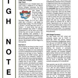 High Notes, Vol 17 No 40, 16 December 2016