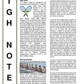 High Notes, Vol 18 No 7, 15 March 2017