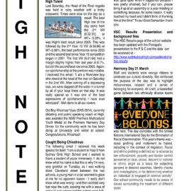 High Notes, Vol 18 No 8, 17 March 2017