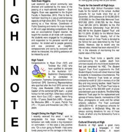 High Notes, Vol 18 No 9, 31 March 2017