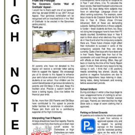 High Notes, Vol 18 No 18, 16 June 2017
