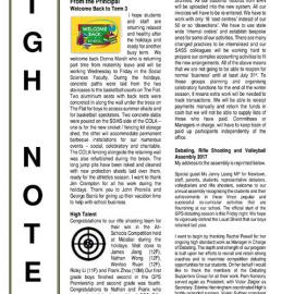 High Notes, Vol 18 No 21, 21 July 2017