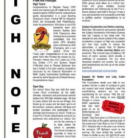 High Notes, Vol 18 No 28, 8 September 2017
