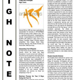 High Notes, Vol 18 No 36, 17 November 2017