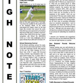 High Notes, Vol 19 No 2, 9 February 2018