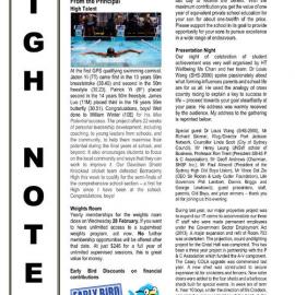 High Notes, Vol 19 No 4, 23 February 2018