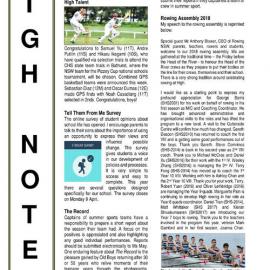 High Notes, Vol 19 No 7, 16 March 2018