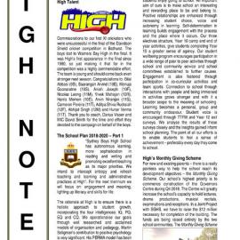High Notes, Vol 19 No 10, 6 April 2018
