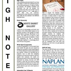 High Notes, Vol 19 No 14, 18 May 2018