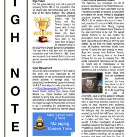 High Notes, Vol 19 No 25, 17 August 2018
