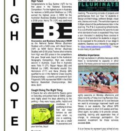 High Notes, Vol 19 No 27, 31 August 2018