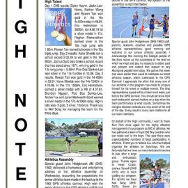 High Notes, Vol 19 No 29, 14 September 2018